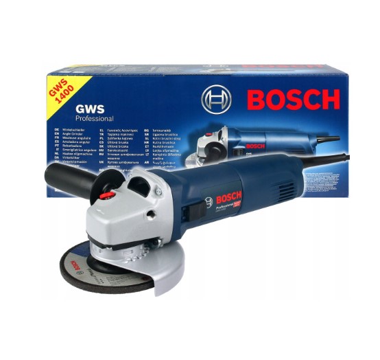 Bosch GWS 1400 Professional Angle Grinder – Powerful 125mm Grinder for Cutting, Grinding, and Industrial Fabrication Applications